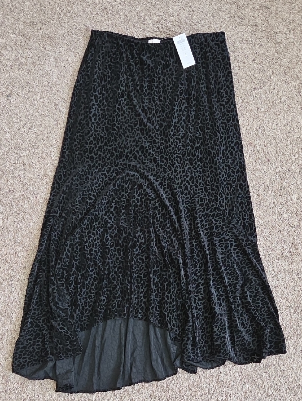 Chico's Velvet Animal Skirt, 1